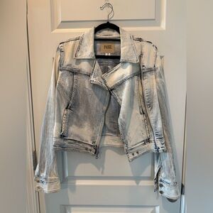 PAIGE Women's Light Wash Denim Jacket